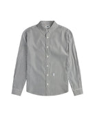 Black and white striped shirt on a light background