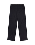 Navy pants on a white background