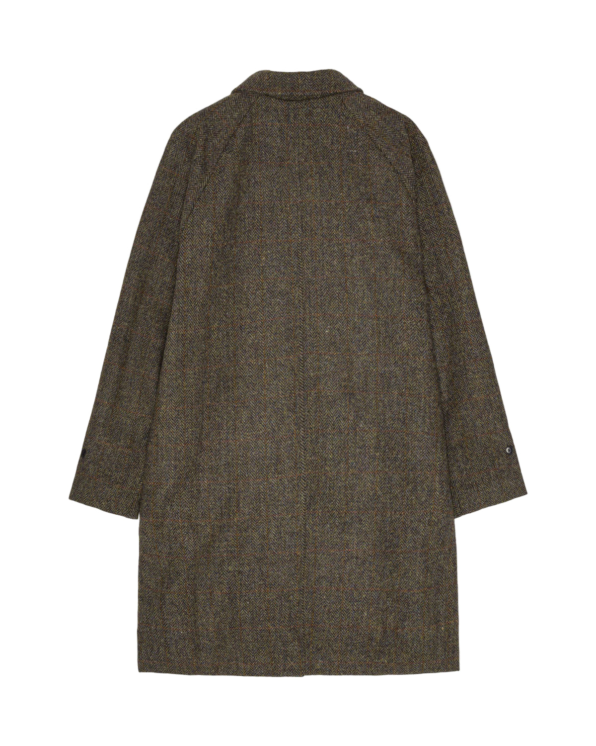 Dark brown coat on a white background