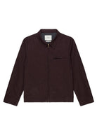 Brown jacket on a white background