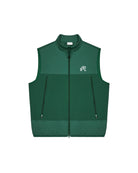 Green vest with a logo on a white background