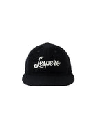 Black cap with 'Lespere' branding on a white background