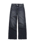 Black jeans on a white background