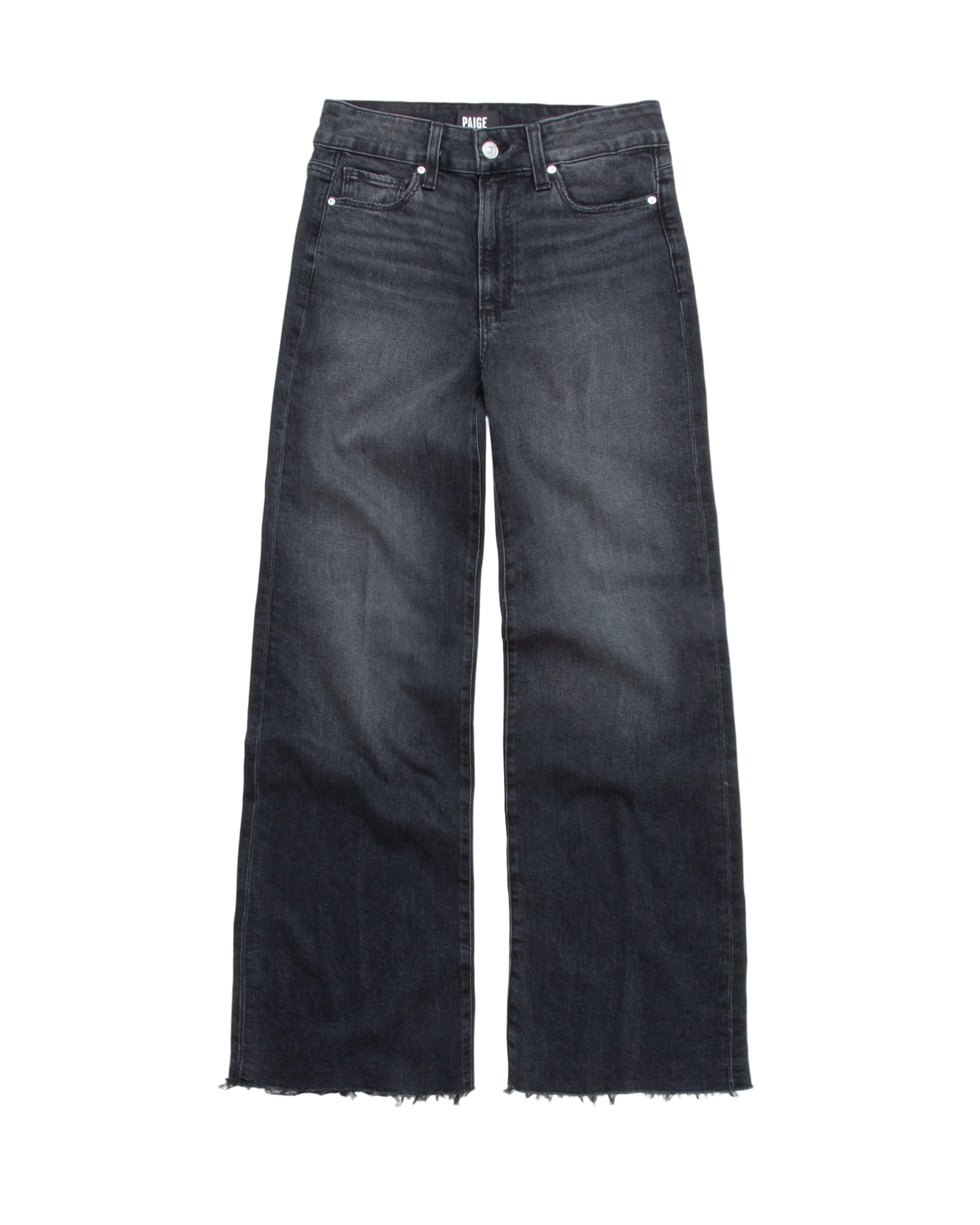 Black jeans on a white background