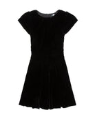 Black dress on a white background