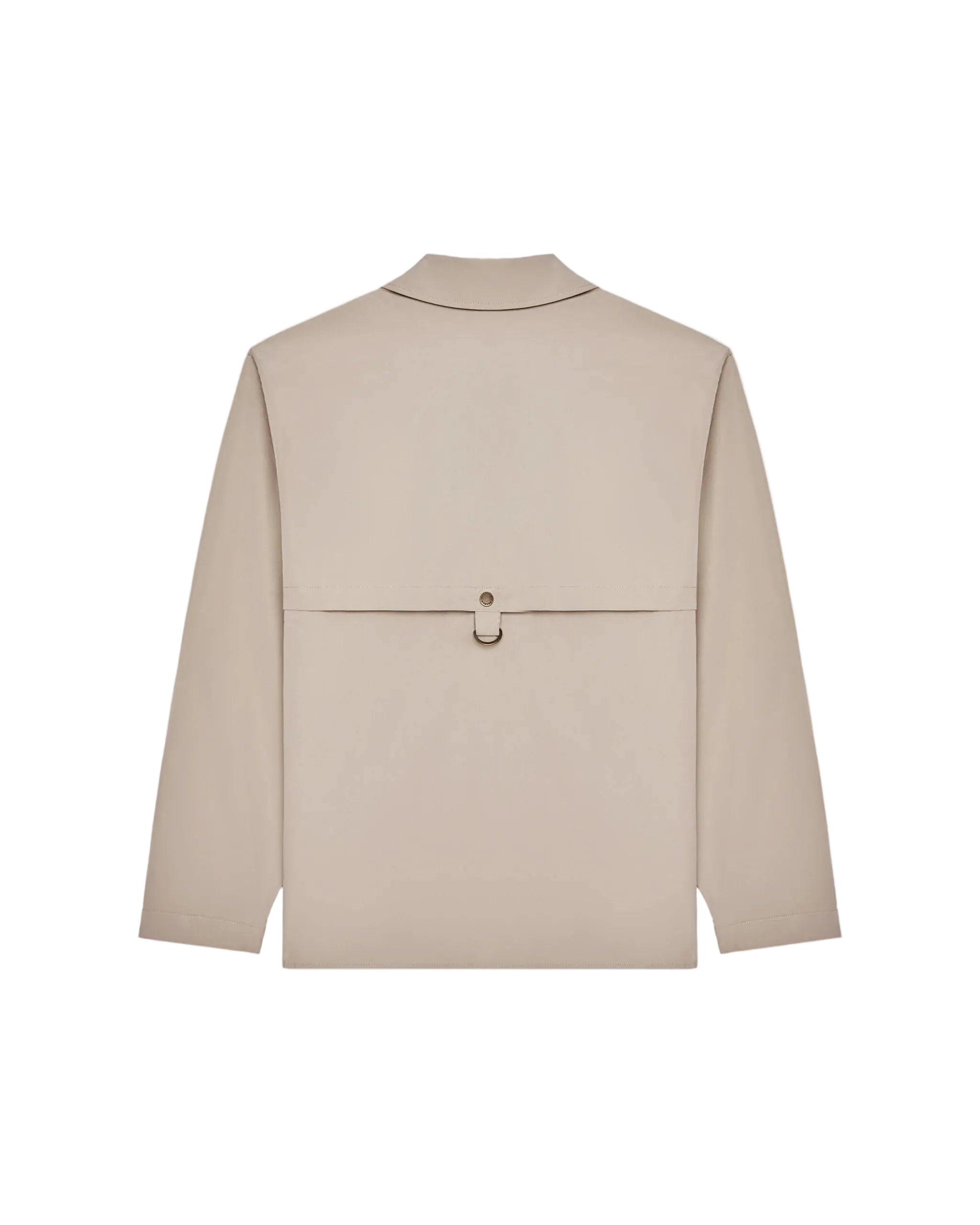 Beige jacket on a white background