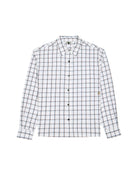 Checkered shirt on a white background