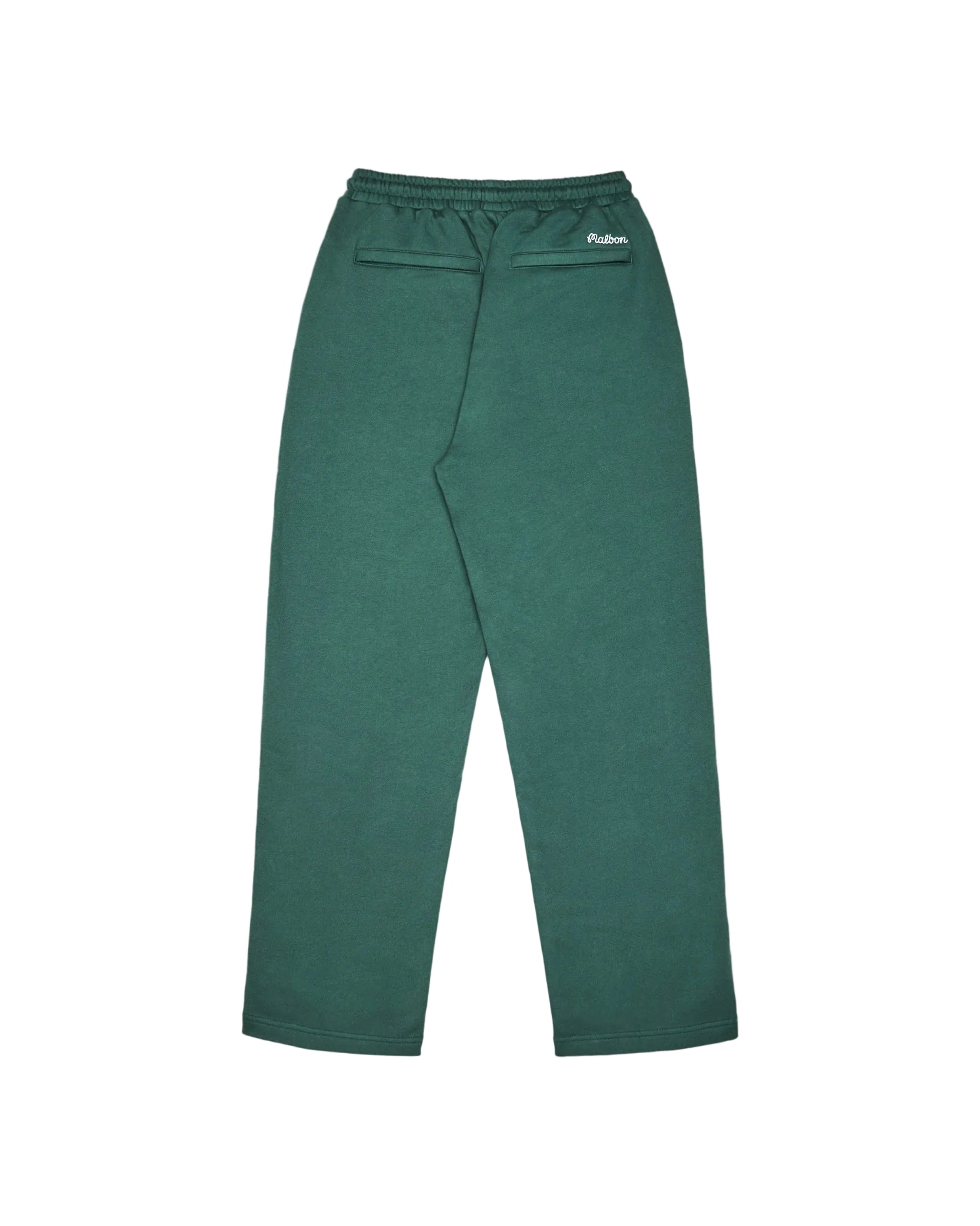 Green pants on a white background