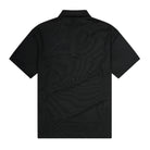 Black textured shirt on a white background