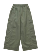Wide Leg Trousers in Olive by Nicholas Daley – front view