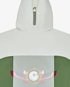 Torrey Pines Rain Jacket in Moss by Malbon Golf – side view