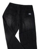 Moto Stitched Pants in Black by By Parra – side view