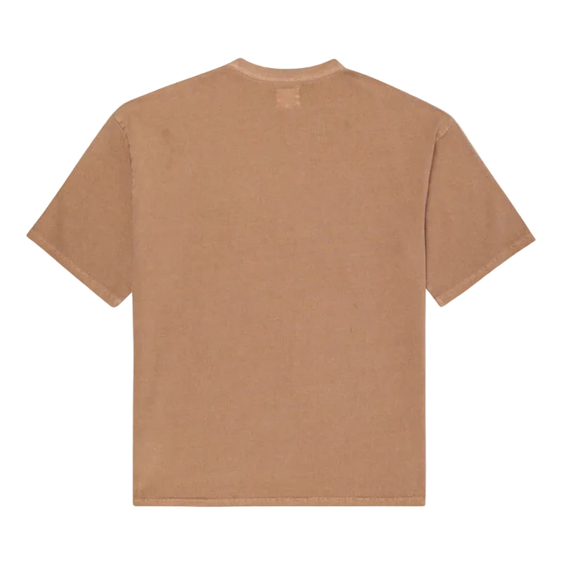 Urge Of The Youth brown t-shirt back view, vintage heavy cotton men's tee