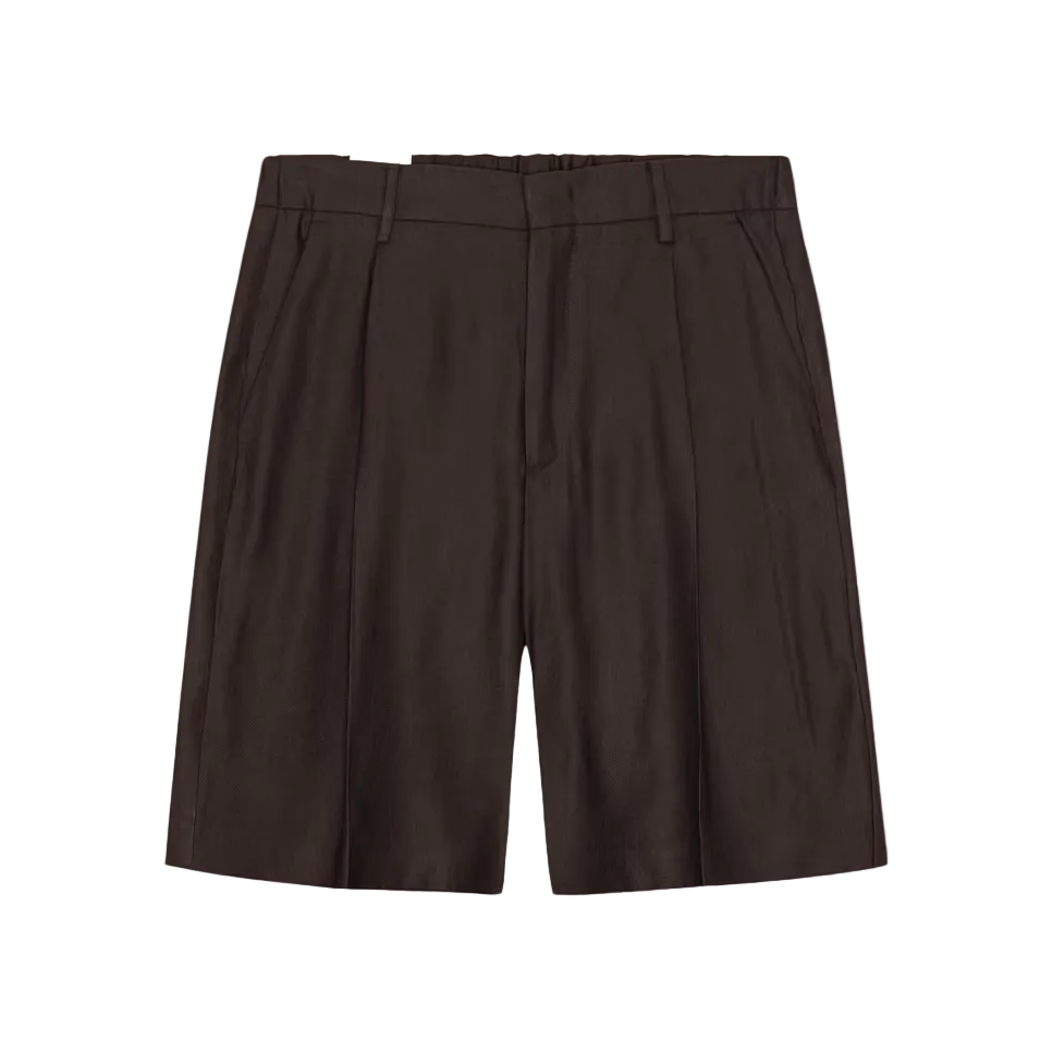 brown shorts on a white background