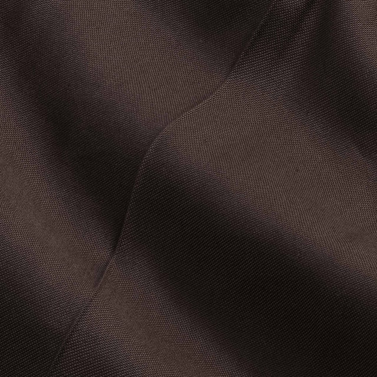 Close-up of dark brown fabric texture