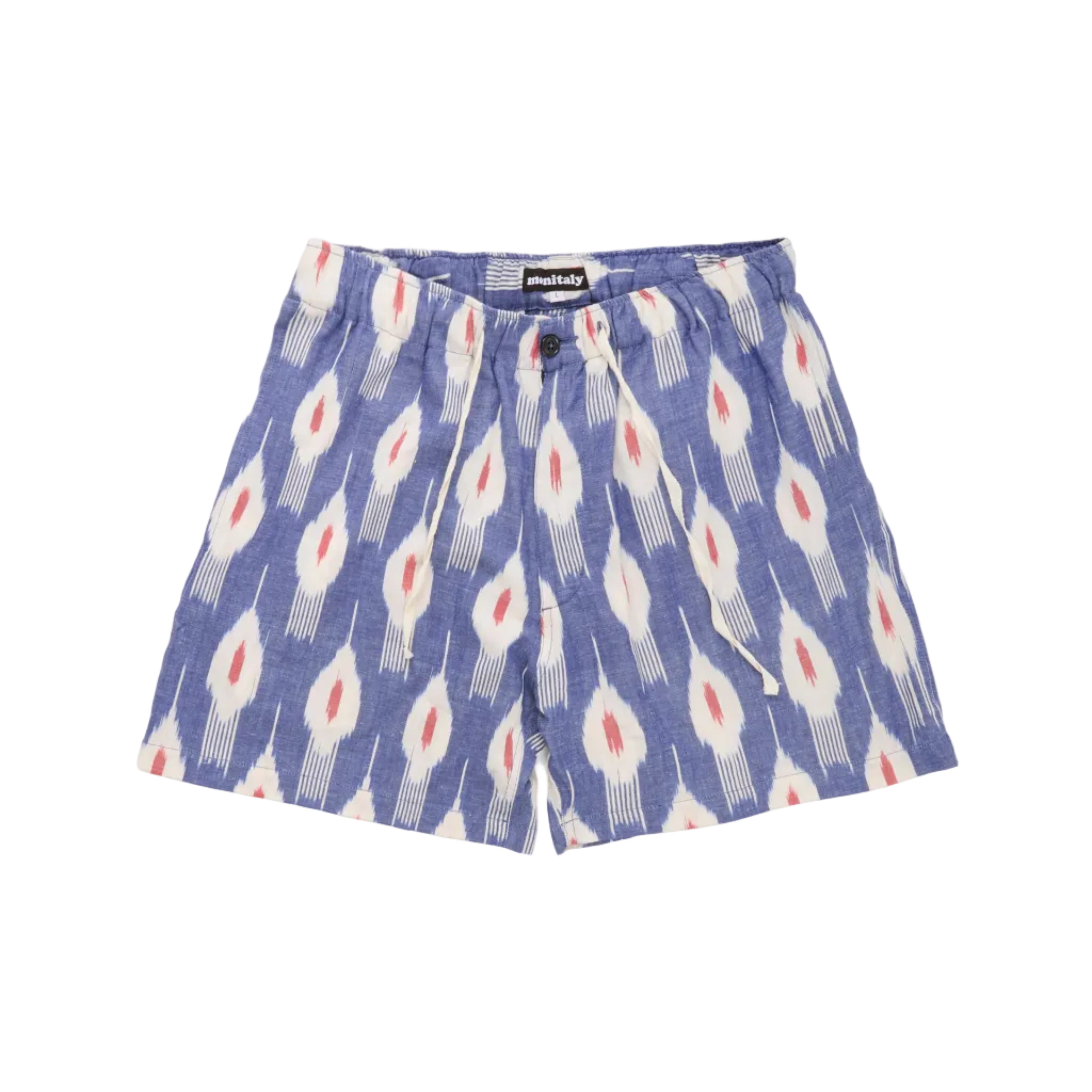 Shorts with a pattern on a white background