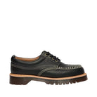 Black shoes on a white background