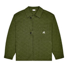 Green jacket with an 'M' logo on the chest on a white background