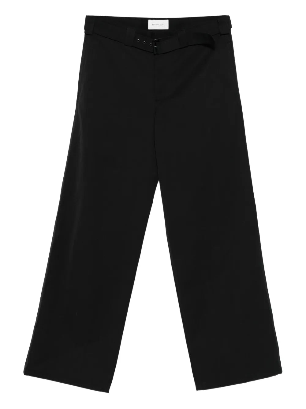 Black trousers on a white background