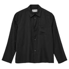 Black shirt on a white background