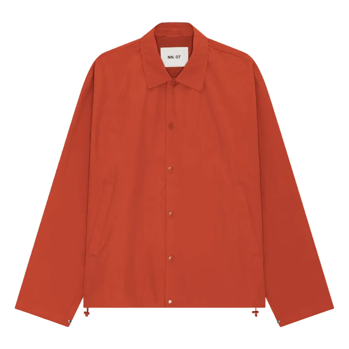 Orange shirt on a white background