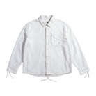 White shirt on a white background