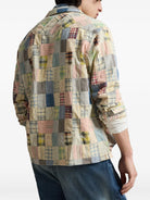 POLO RALPH LAUREN Country Folk Shirt in patchwork pattern, back view on male model