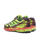 Saucony Progrid Guide 7 men's running shoes in bright canary yellow, rear three-quarter view