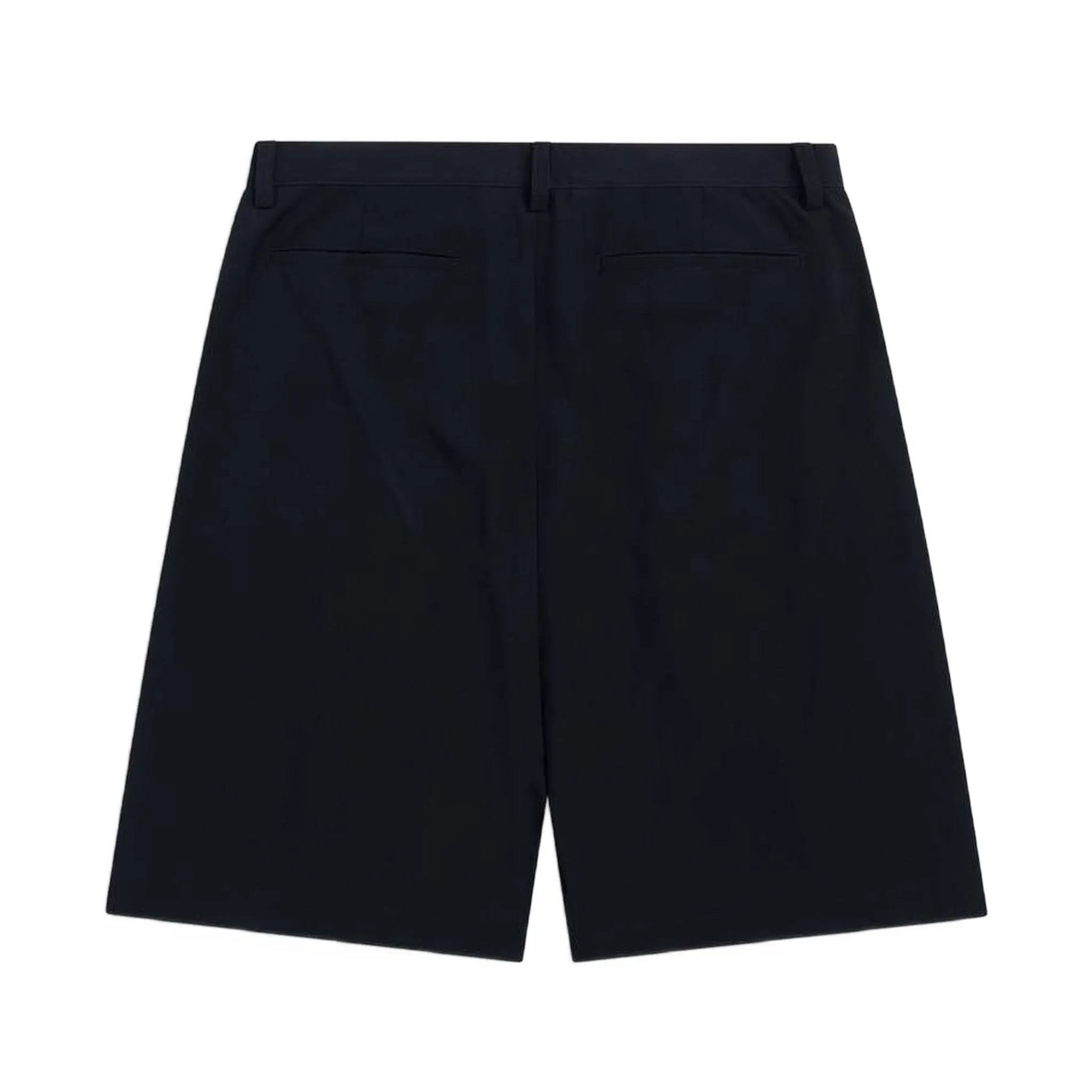 Navy shorts on a white background