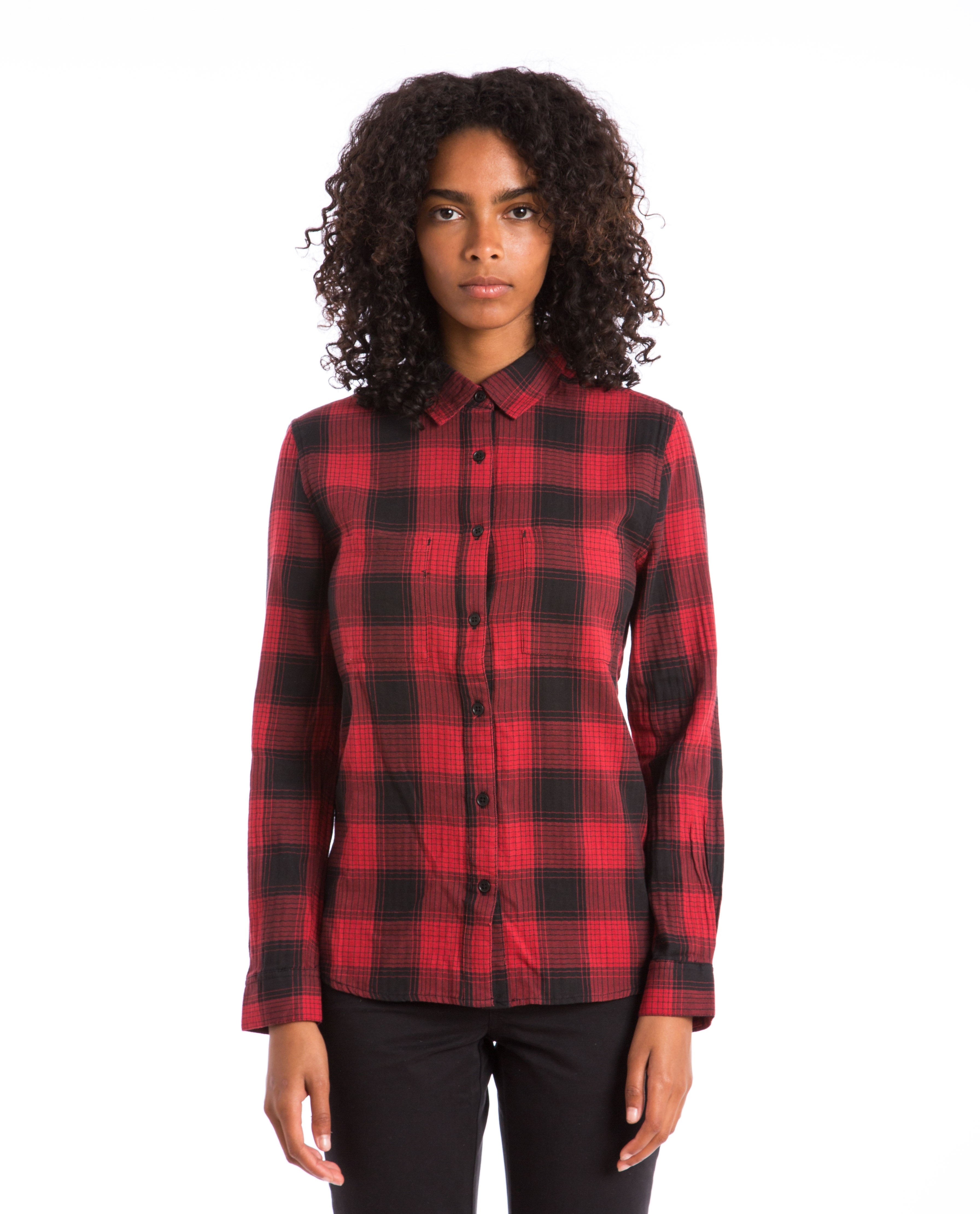 Buffalo Check Shirt Red – American Rag Cie