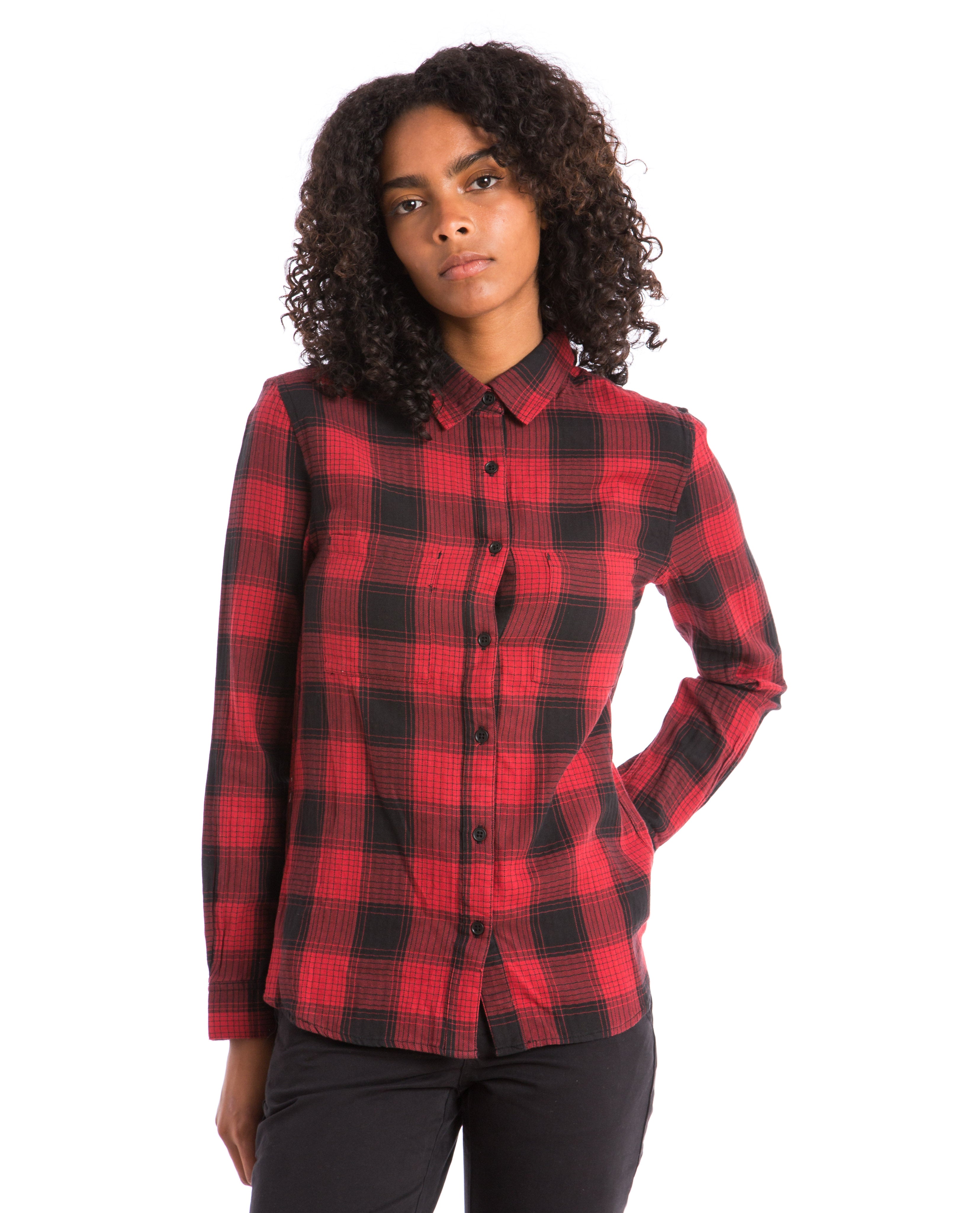 Buffalo check pullover women's best sale