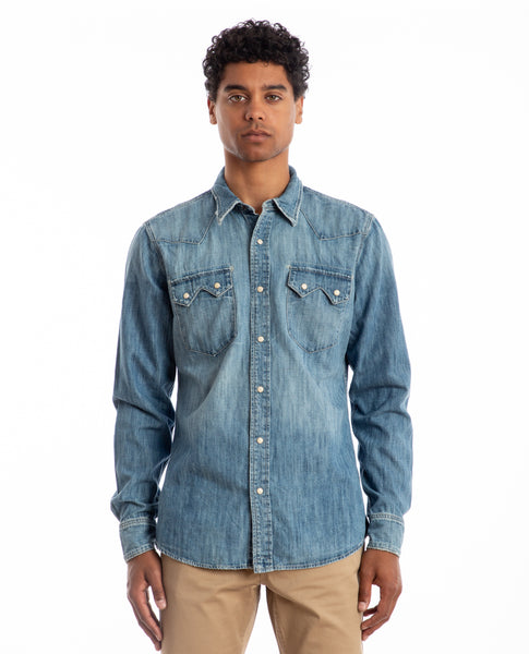 Western Shirt Medium Wash American Rag Cie