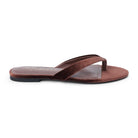 Brown sandal on a white background