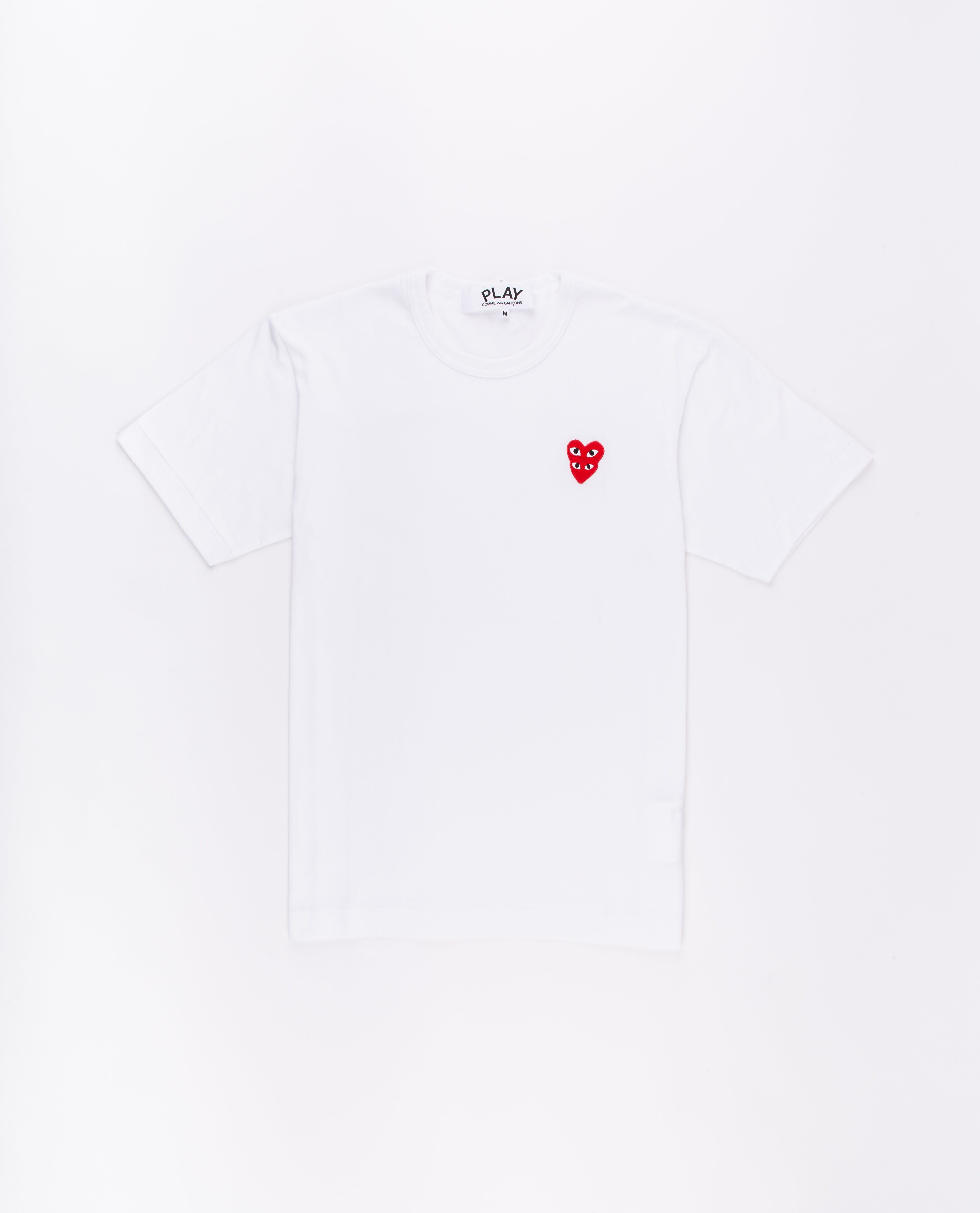 Cdg fashion play red heart t shirt