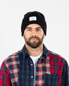 Essential Beanie Black Men Hats ALPHA INDUSTRIES