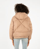 Eugenie Short Recycled Jacket Champagne Women Coats + Jackets CANADIAN CLUB