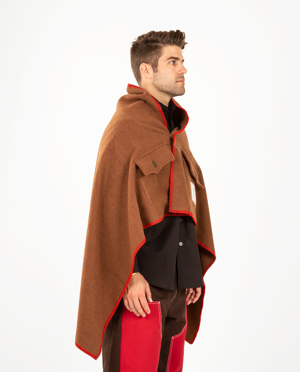 Recycled Wool Blanket Men Coats + Jackets WOOLRICH