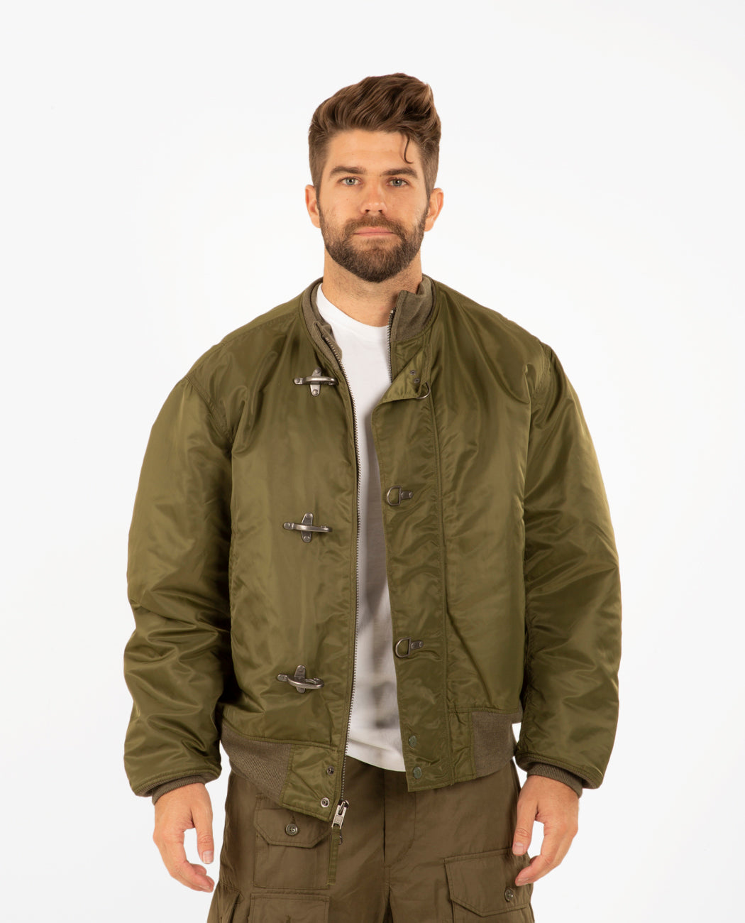 Deck Jacket Olive Men Coats + Jackets ENGINEERED GARMENTS