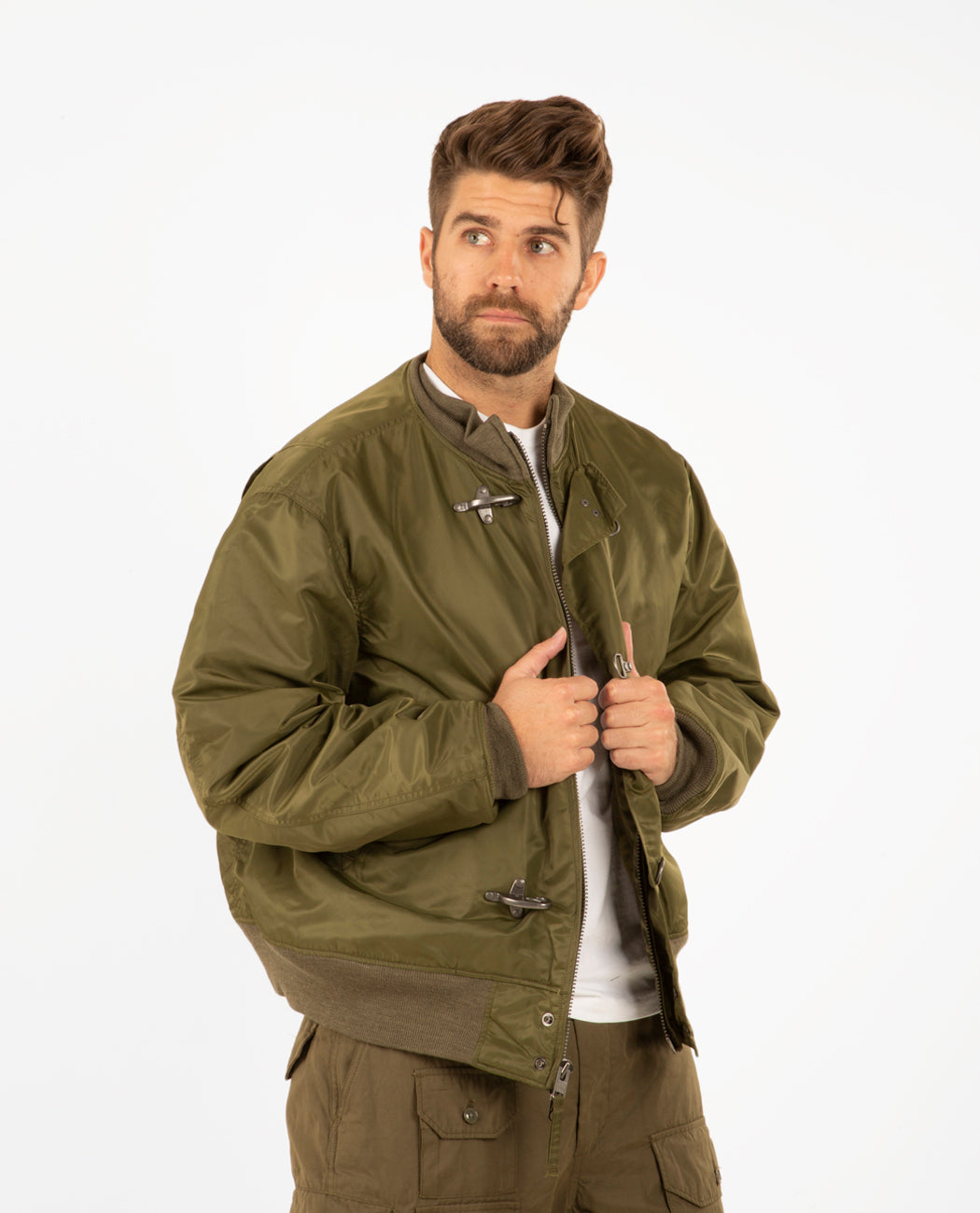 Deck Jacket Olive Men Coats + Jackets ENGINEERED GARMENTS