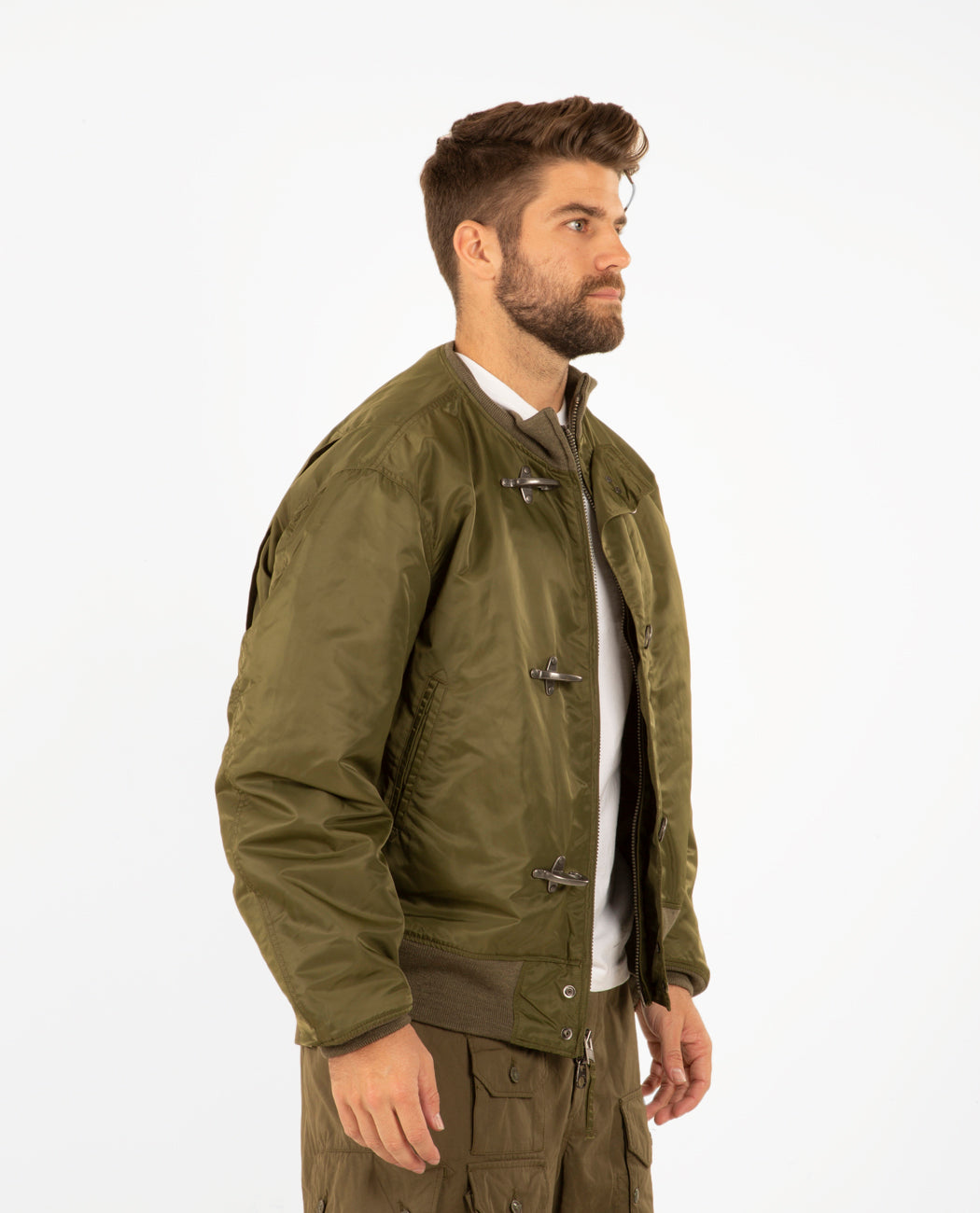 Deck Jacket Olive Men Coats + Jackets ENGINEERED GARMENTS