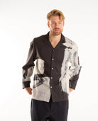 Brush Button-Up Shirt Men Shirts IISE