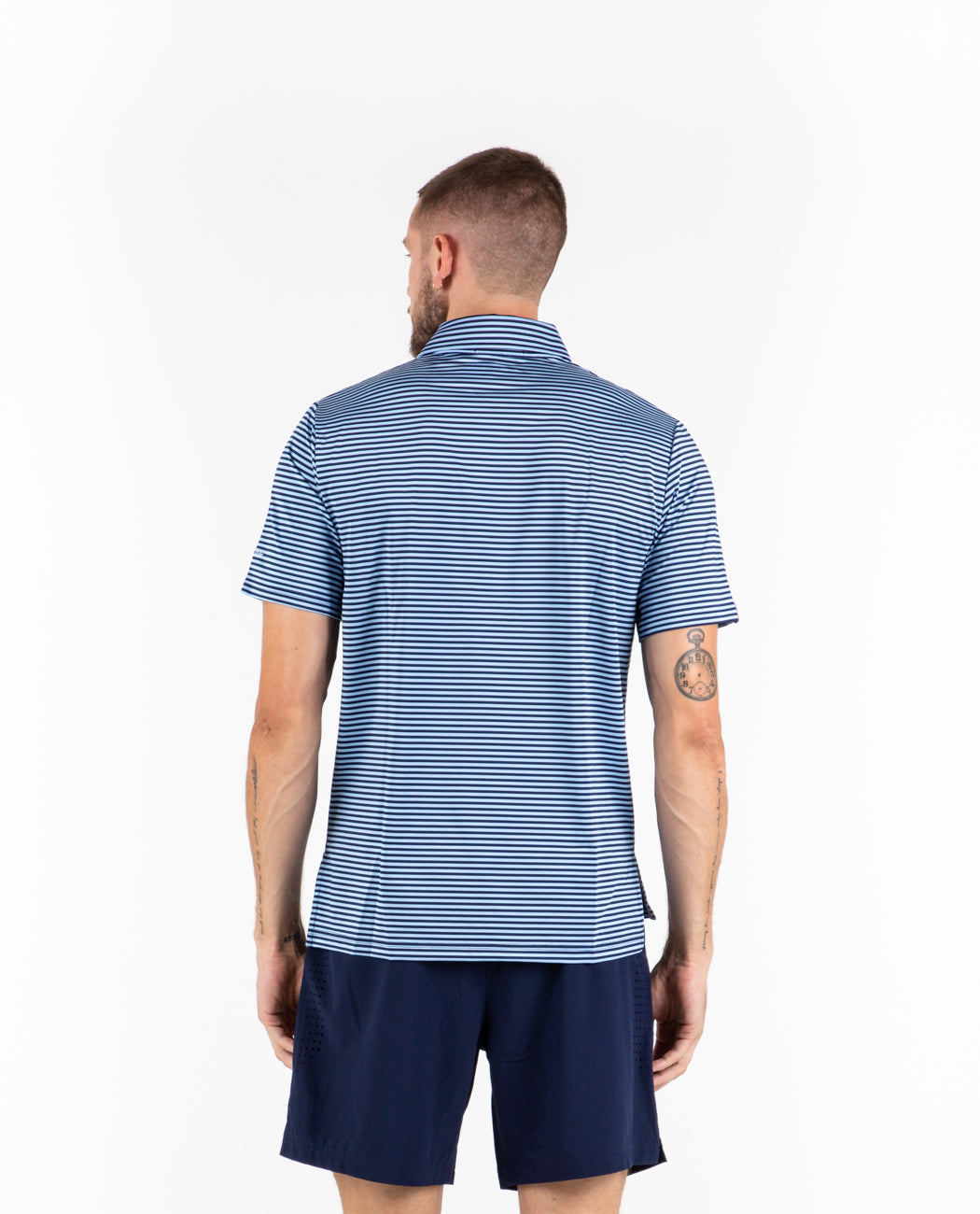 Thin Stripe Lightweight Airflow Polo – American Rag Cie