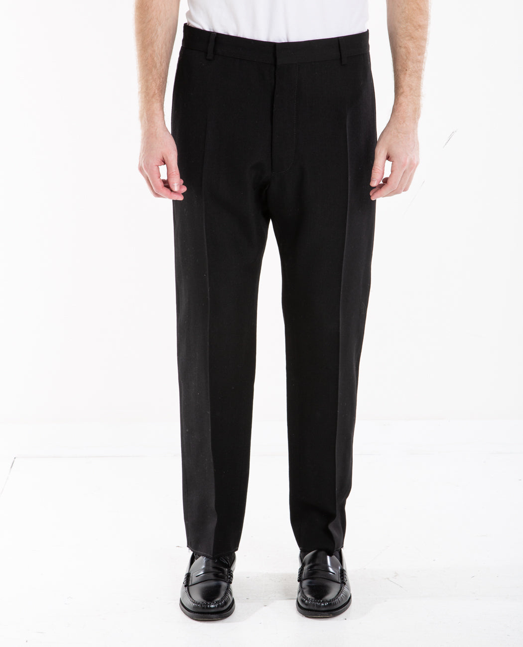 Pleated Wool Trousers Men Pants MM6 MAISON MARGIELA