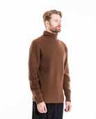 Ribbed Turtle Pullover Men Sweaters + Sweatshirts AMOMENTO