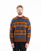 Jacquard Knit Pullover Men Sweaters + Sweatshirts AMOMENTO
