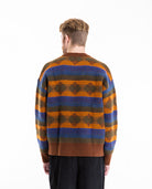 Jacquard Knit Pullover Men Sweaters + Sweatshirts AMOMENTO