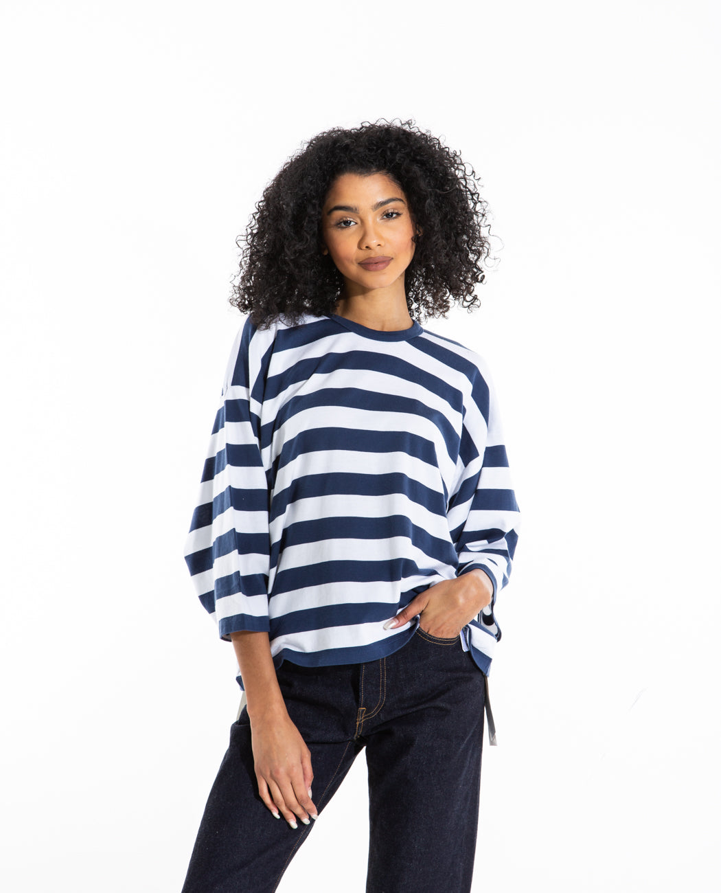 Kimono Border Tee Women Tees + Tanks WMV VISVIM