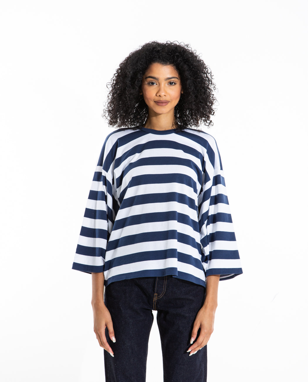 Kimono Border Tee Women Tees + Tanks WMV VISVIM