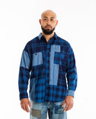 Patchwork Shirt Rinse Men Shirts FDMTL