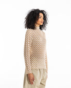Harmony Checkered Mesh Top Blouses FIND ME NOW